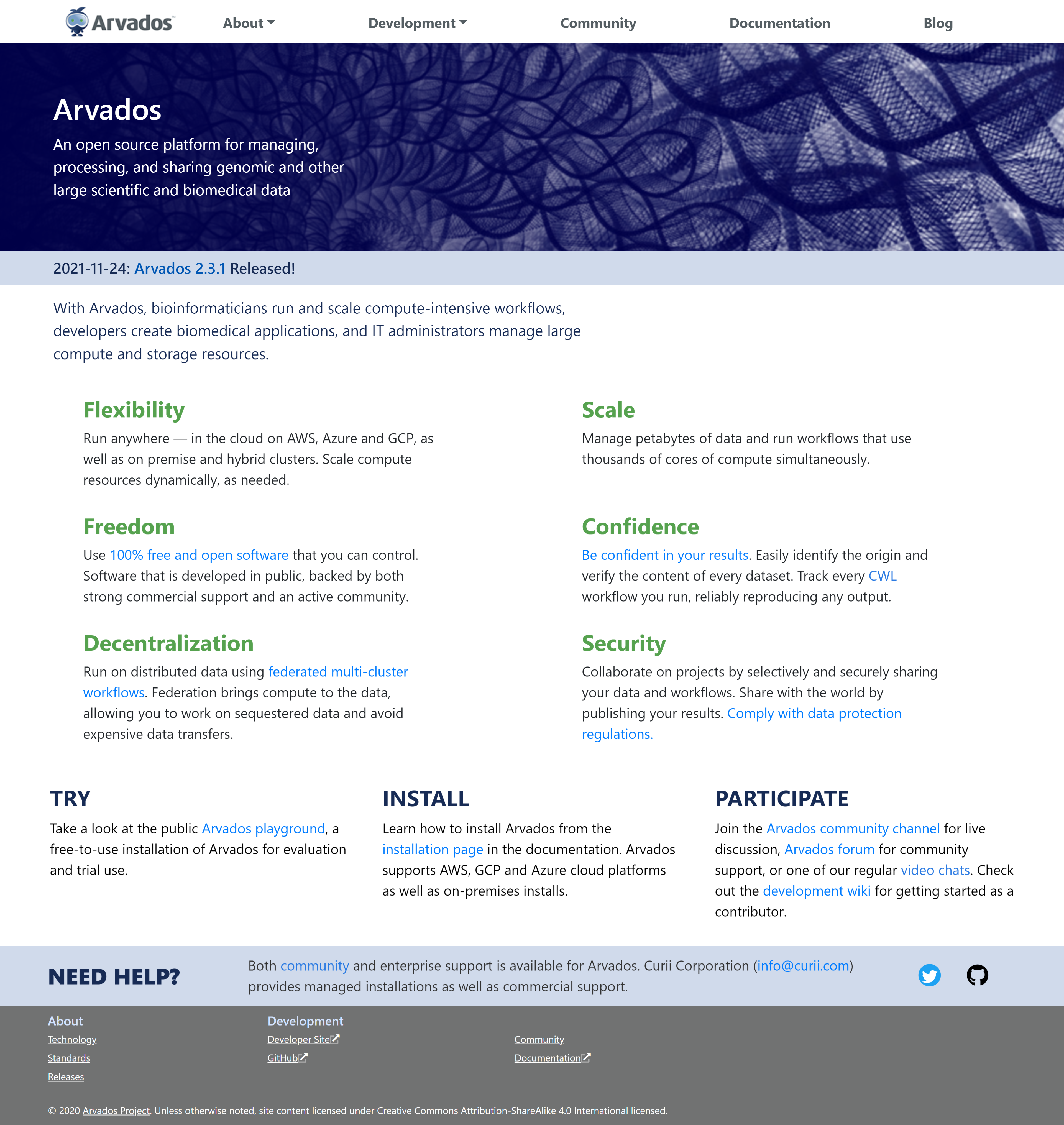 Homepage