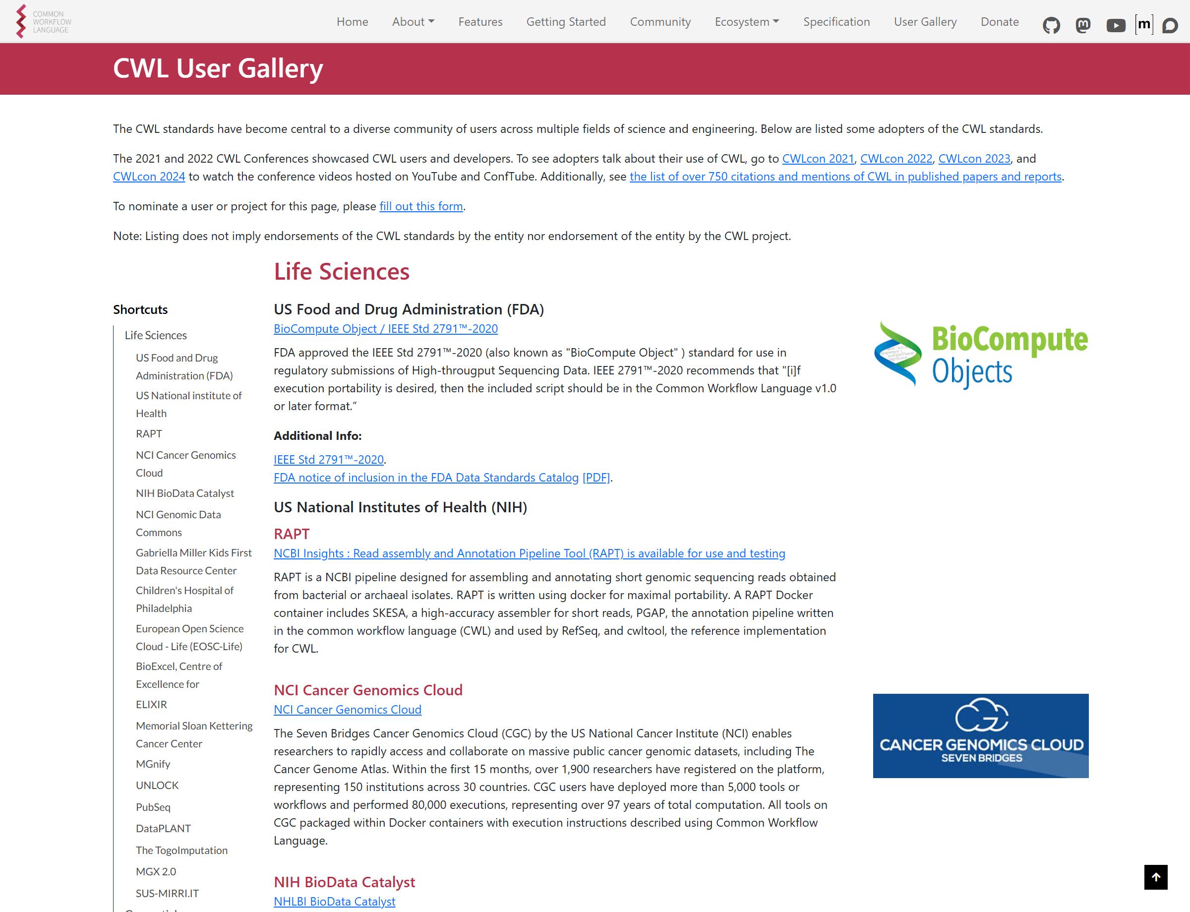 Users Gallery (Desktop)