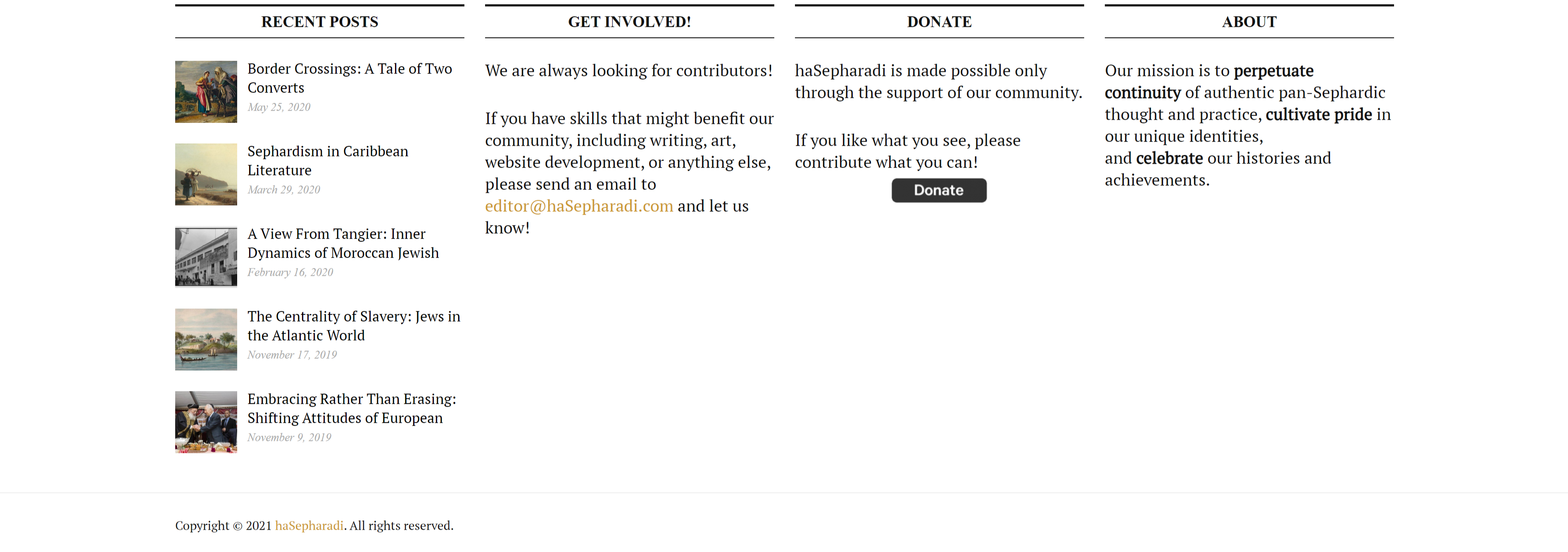 Footer Widgets